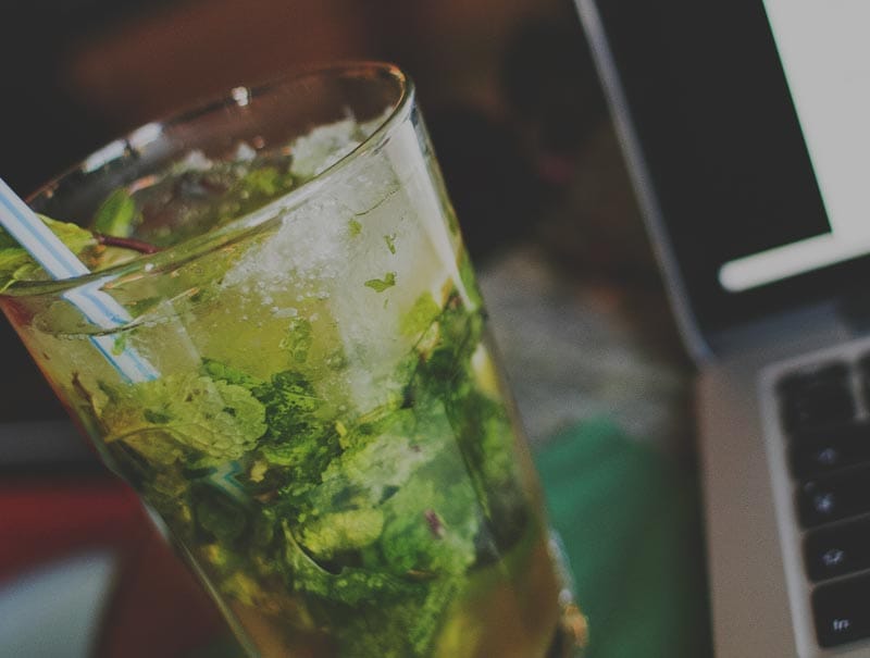 Homemade fresh Mojito